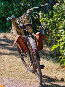 bicycle, old bike, bike, transport, luggage