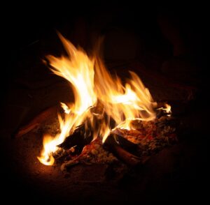 fires, bivouac, sahara, night